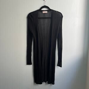 Missoni Black Knit Open Cardigan - IT 46